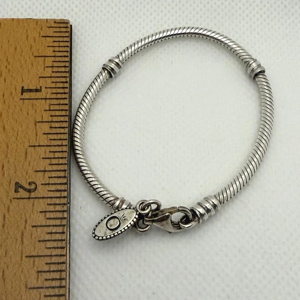 Authentic Pandora Moments Sterling Bracelet ,Lobster Clasp